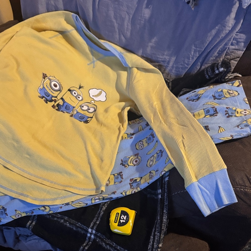 Yellow and Blue Minions Pajama Set